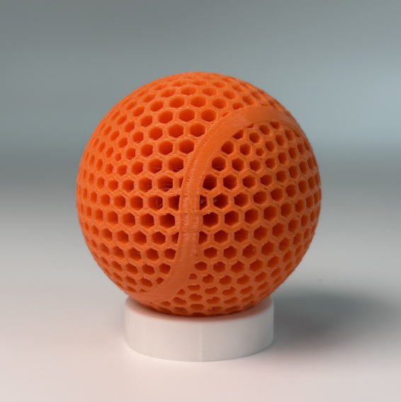 Airless tennis ball